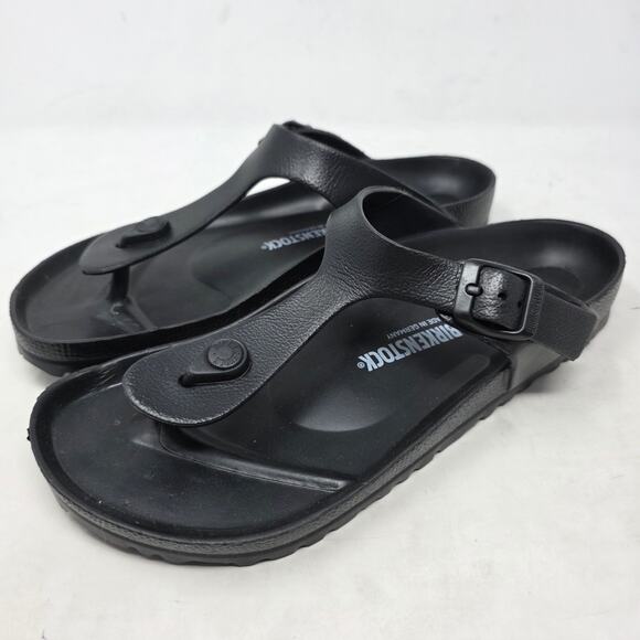 Birkenstock Gizeh EVA Black Sandals Women 9 Waterproof Slip On - Picture 1 of 8